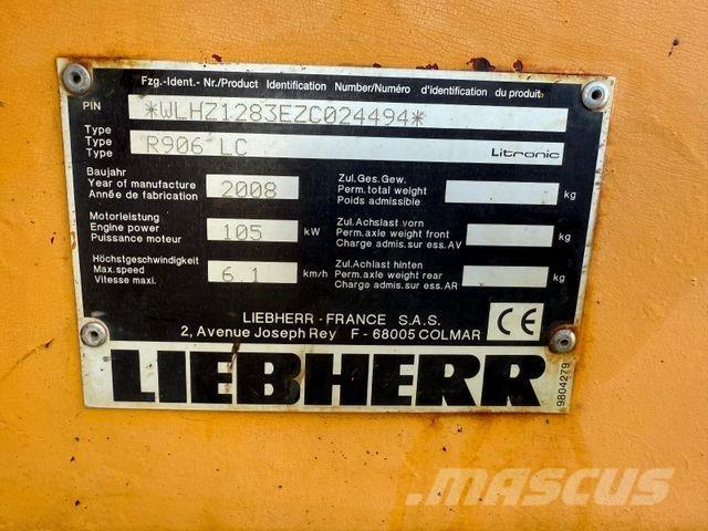 Liebherr R 906 LC Koparki gąsienicowe