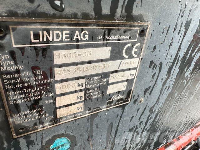 Linde H30D-30 Wózki widłowe terenowe