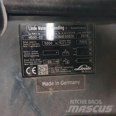 Linde H50D-02 Wózki Diesla