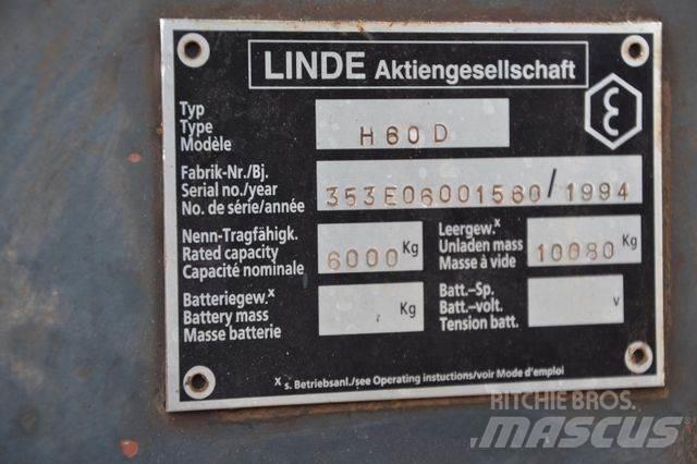 Linde H60D / Duplex Wózki Diesla