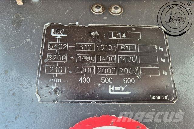 Linde L14i Wózki kompletacyjne wysoko unoszące