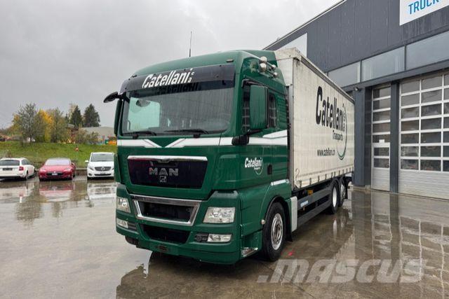 MAN TGX 26.480 6x2 Ciężarówki firanki