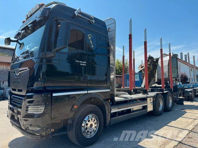 MAN TGX 26.580 Samochody do przewozu drewna