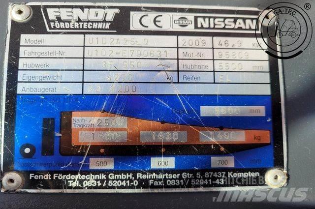 Nissan U1D2A25LQ Wózki LPG
