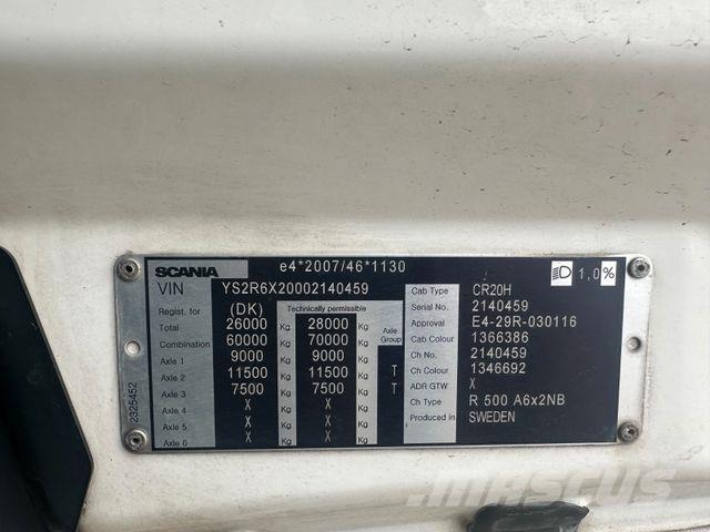 Scania R 500 6x2 Ciągniki siodłowe