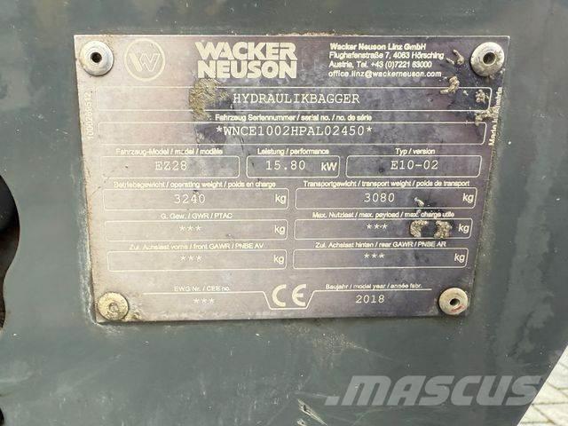 Wacker EZ 28 VDS Minikoparki