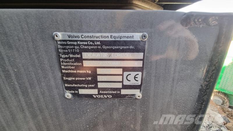 Volvo ecr235 Koparki gąsienicowe