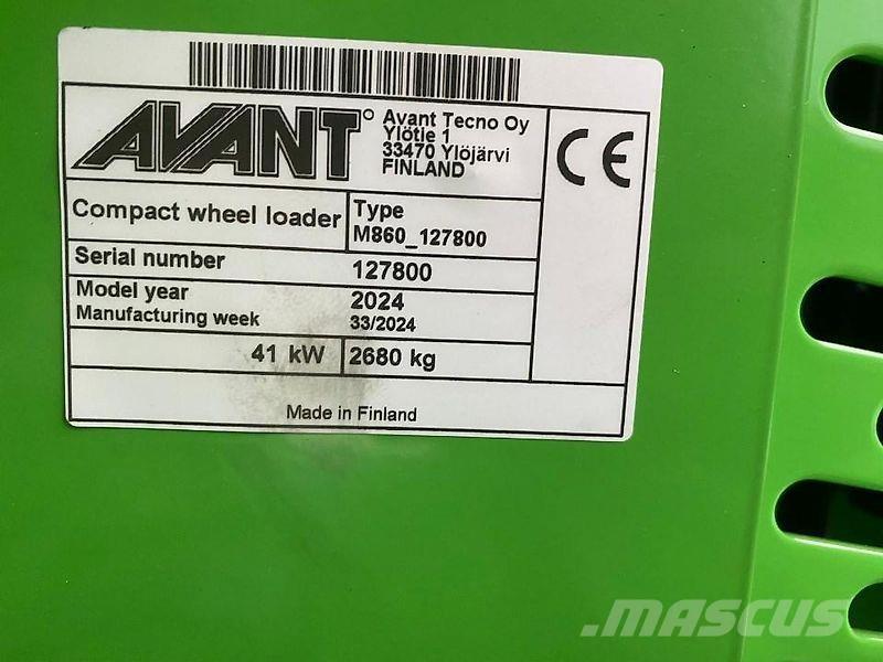 Avant 860 I TDL Ładowarki burtowe