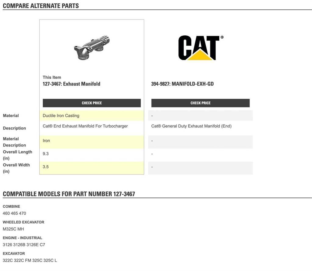 CAT 3126 Transport - Inne