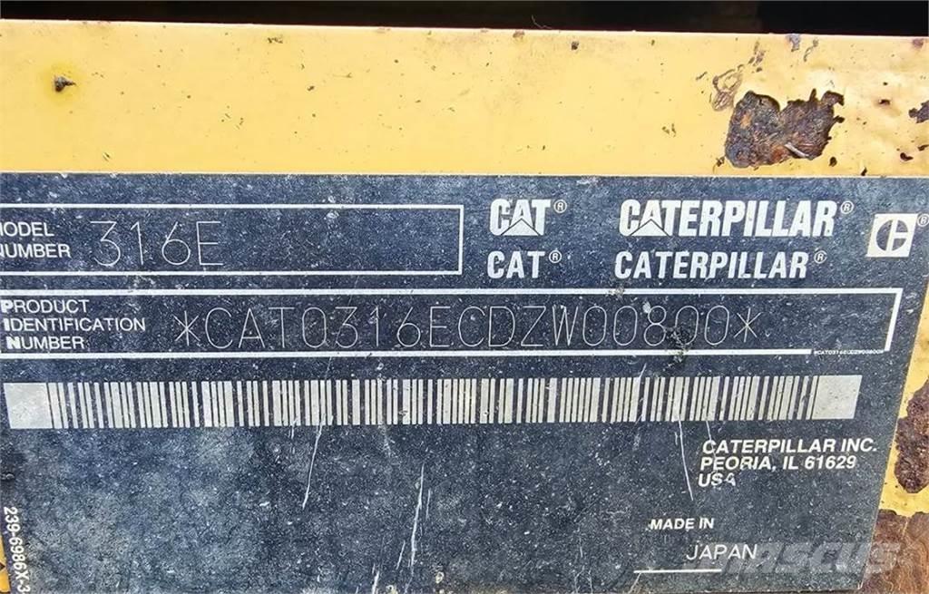 CAT 316EL Koparki gąsienicowe