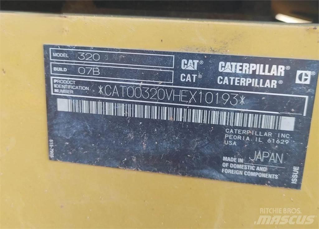 CAT 320 Koparki gąsienicowe