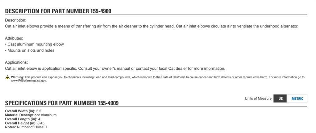 CAT C7 Transport - Inne