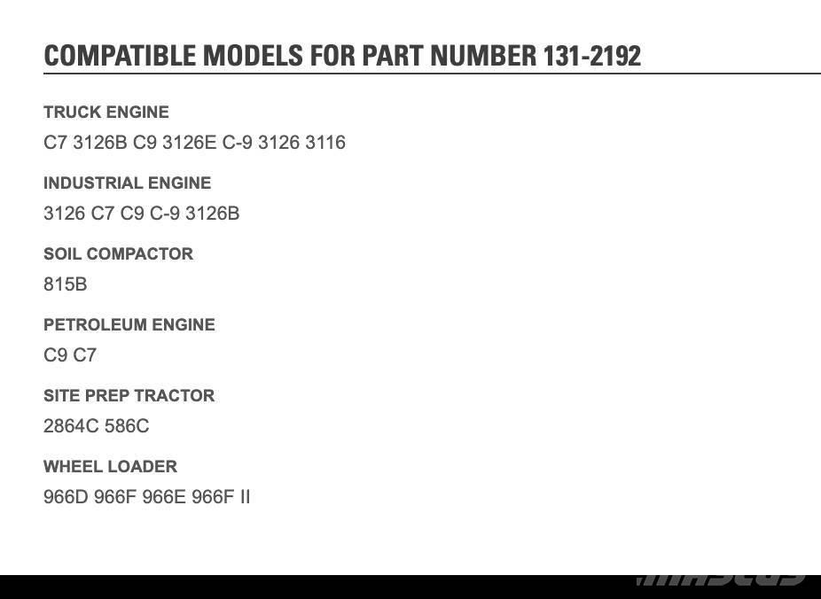 CAT C7 Silniki