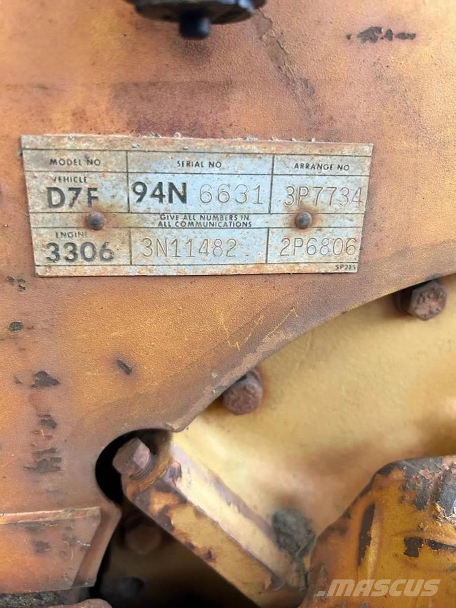 CAT D7F Spycharki gąsienicowe