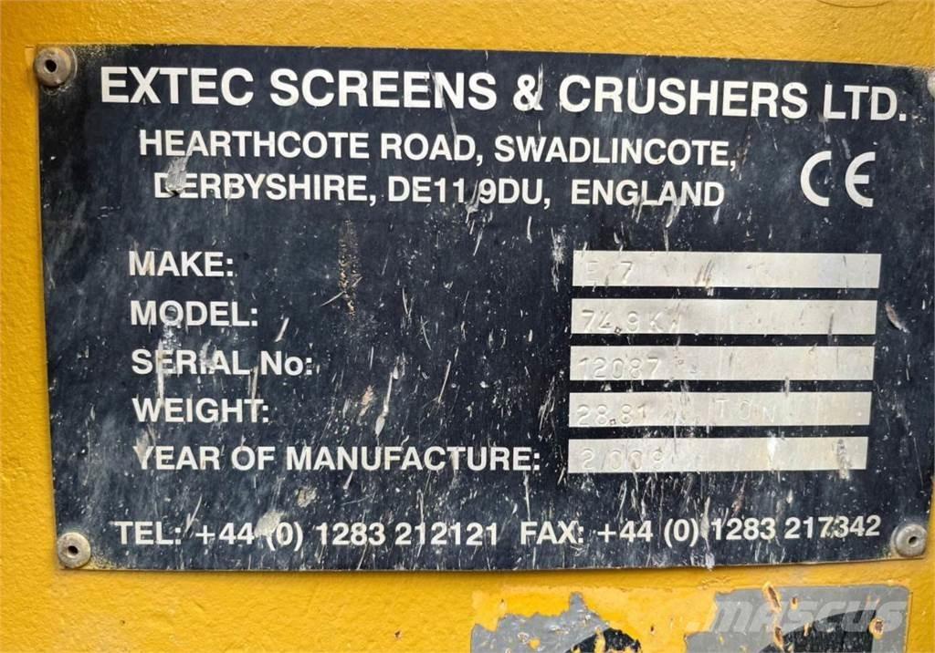 Extec E-7 Przesiewacze