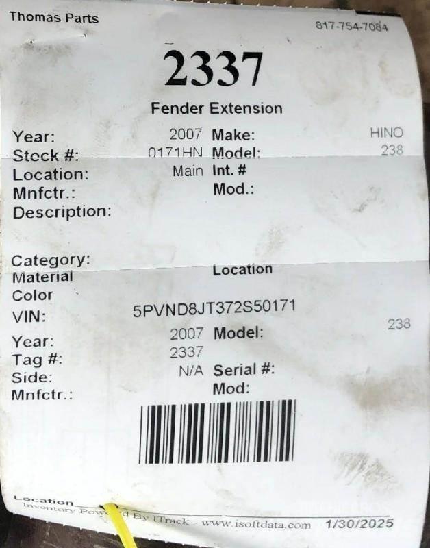 Hino 238 Transport - Inne