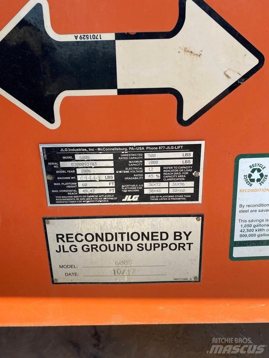 JLG 600S Podnośniki teleskopowe