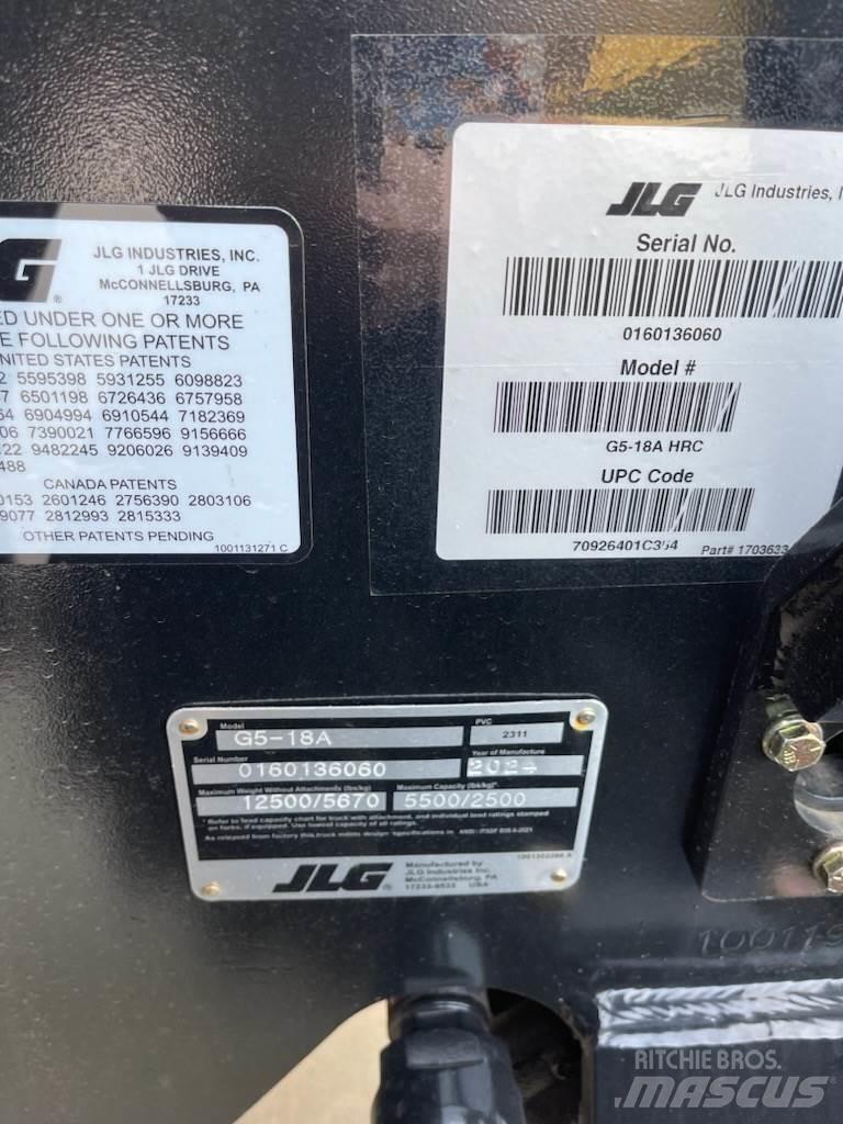 JLG G5-18A Ładowarki teleskopowe