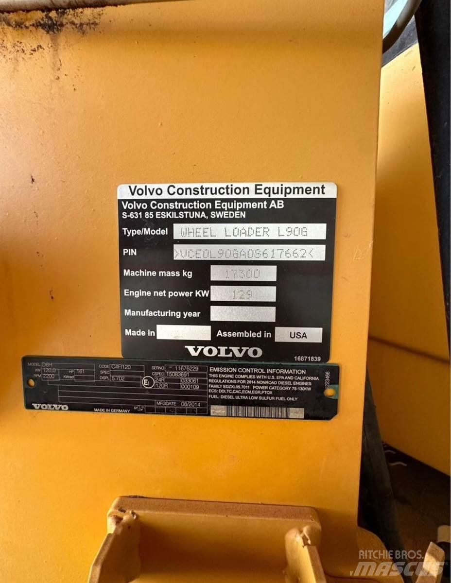 Volvo L90G Ładowarki kołowe