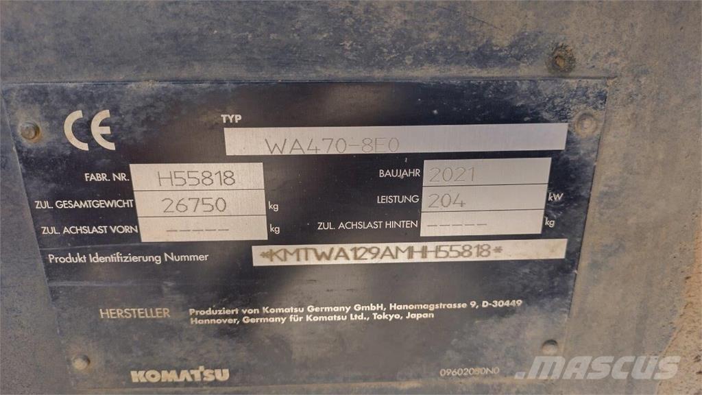 Komatsu WA 470-8 Ładowarki kołowe