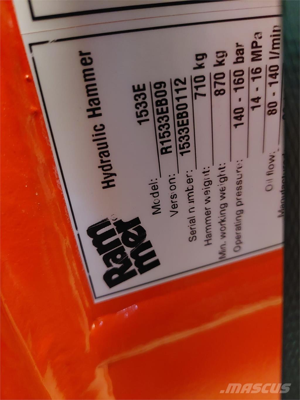 Rammer 1533E Maszyny budowlane - Inne