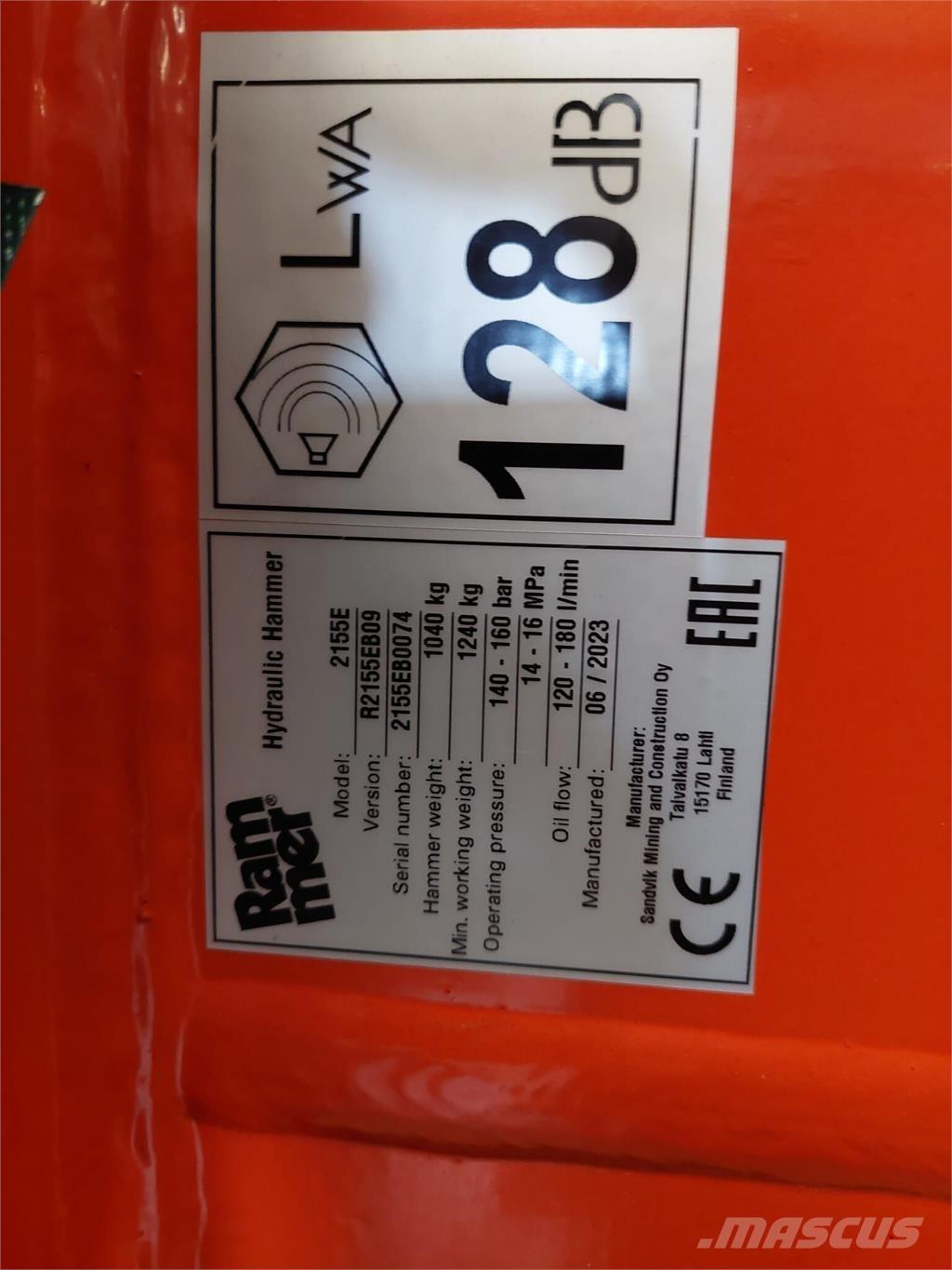 Rammer 2155E Maszyny budowlane - Inne