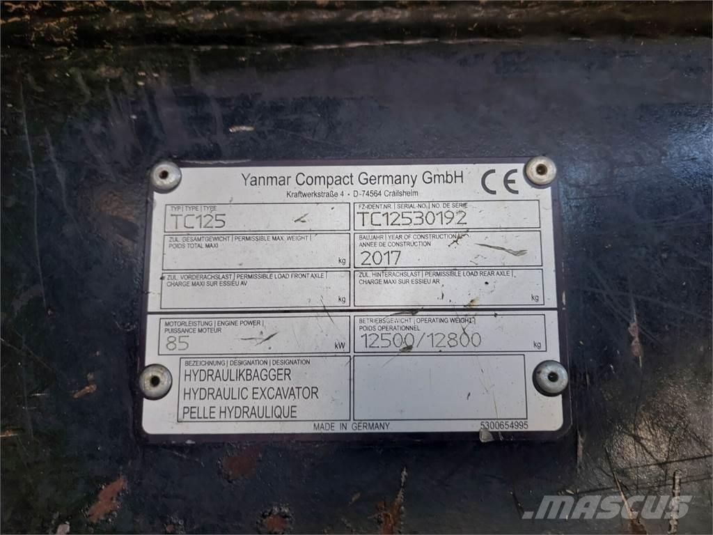 Terex TC 125 Koparki gąsienicowe
