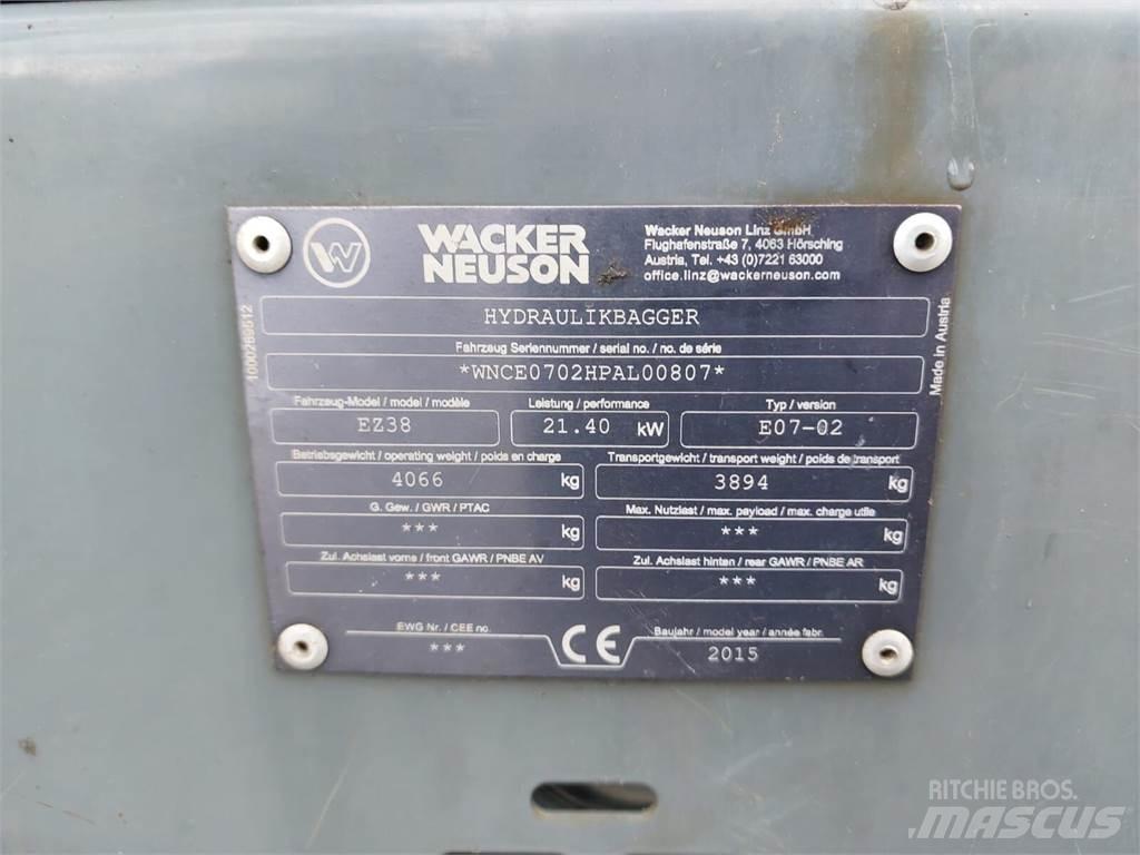 Wacker Neuson EZ38 Koparki gąsienicowe
