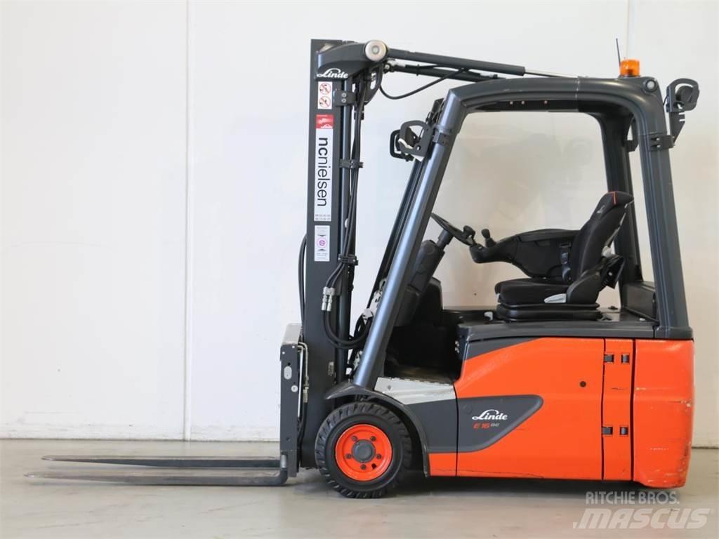 Linde E16/386-02 EVO Wózki elektryczne