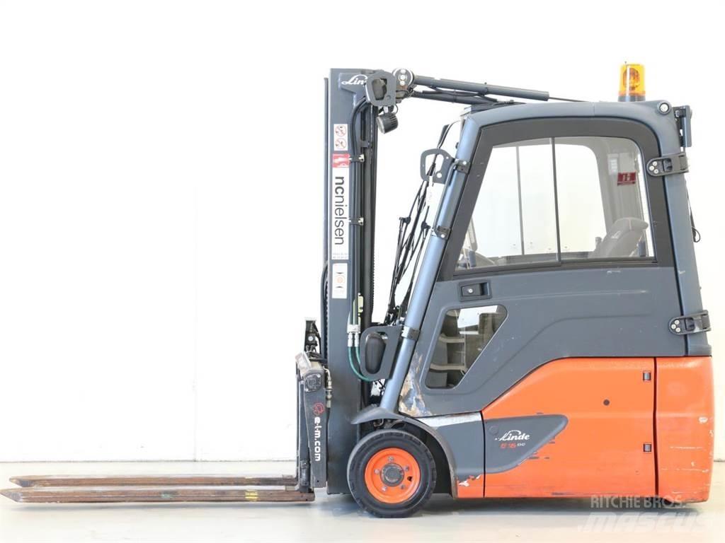 Linde E16/386-02 EVO Wózki elektryczne
