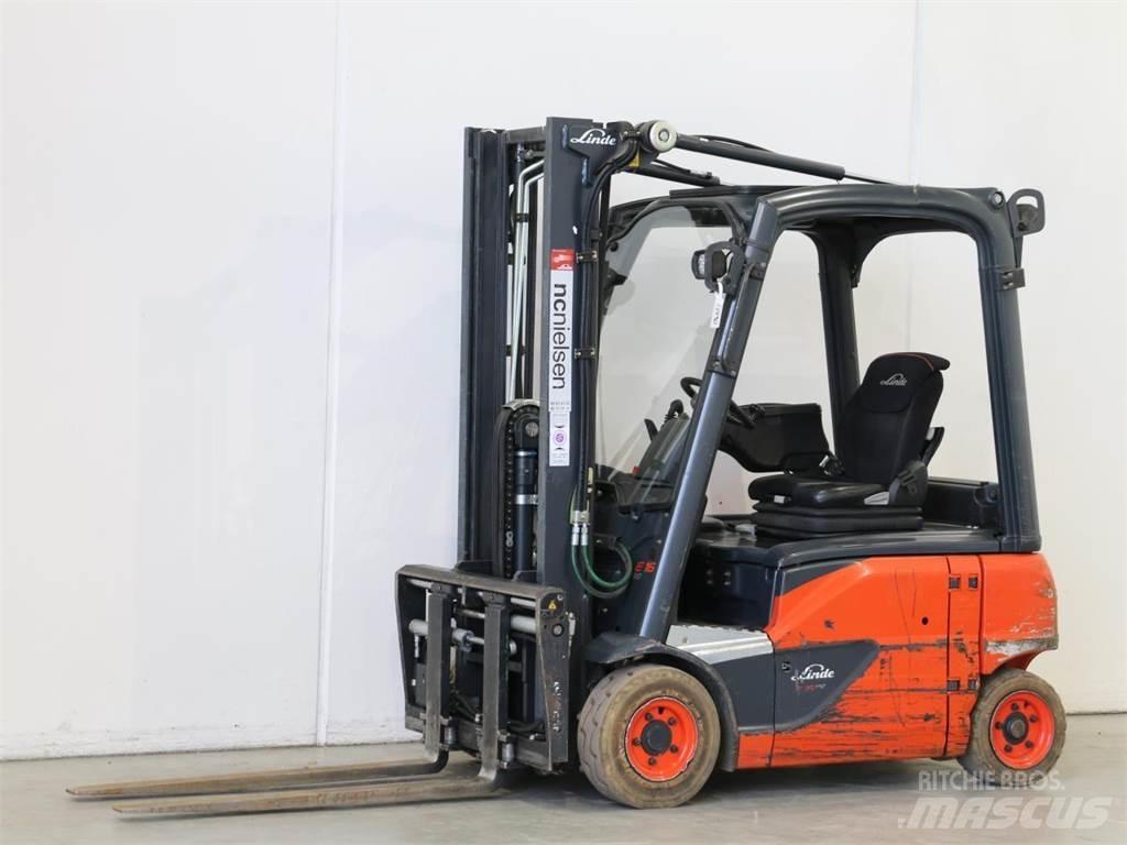 Linde E16P/386-02 Wózki elektryczne