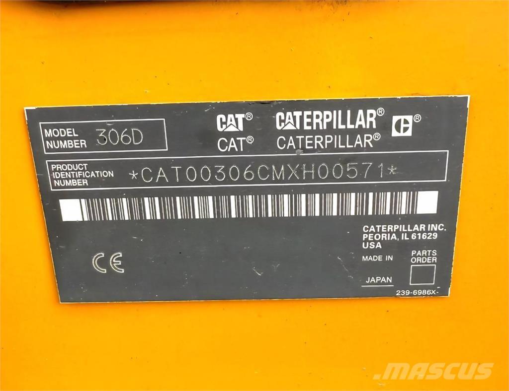 CAT 306D Minikoparki
