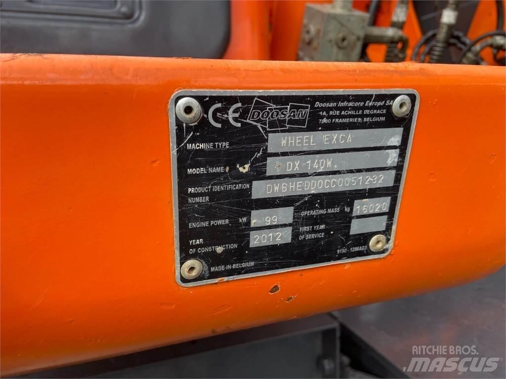 Doosan DX 140W Koparki kołowe
