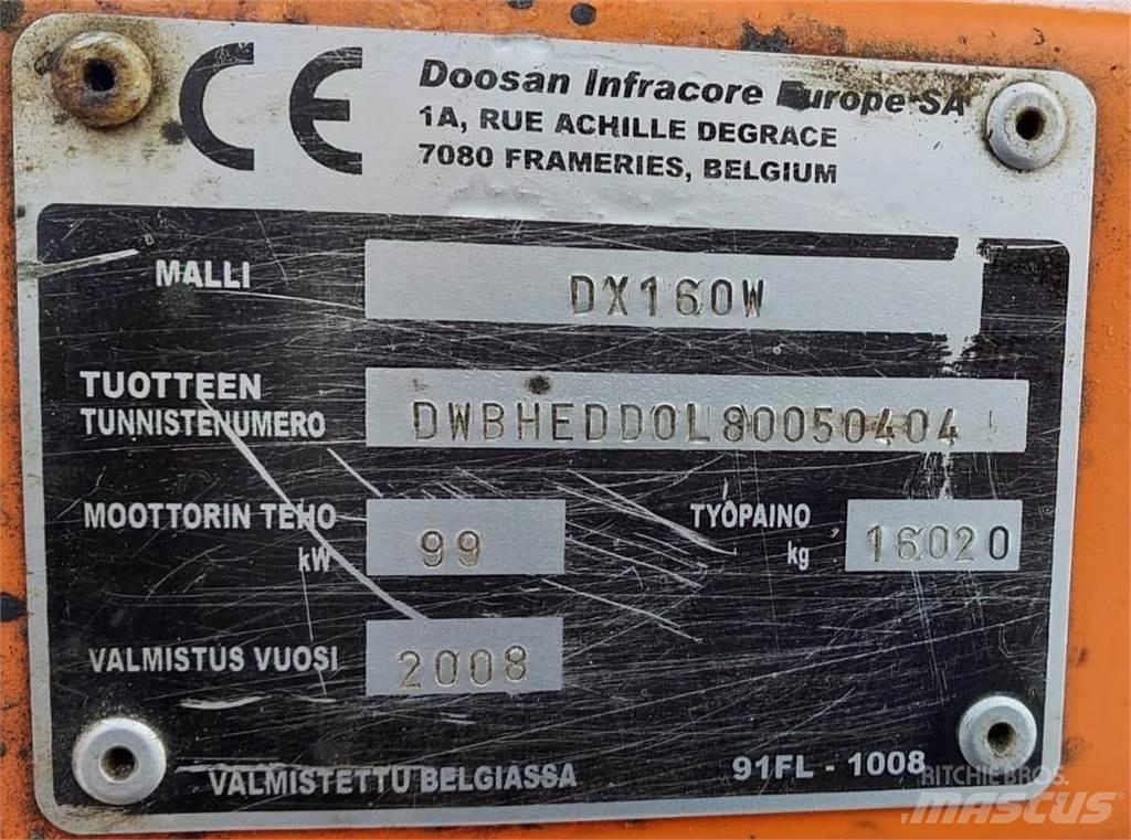 Doosan DX160W Koparki gąsienicowe
