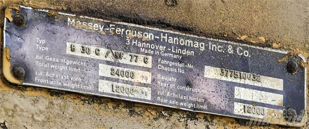 Hanomag 77C Ładowarki kołowe