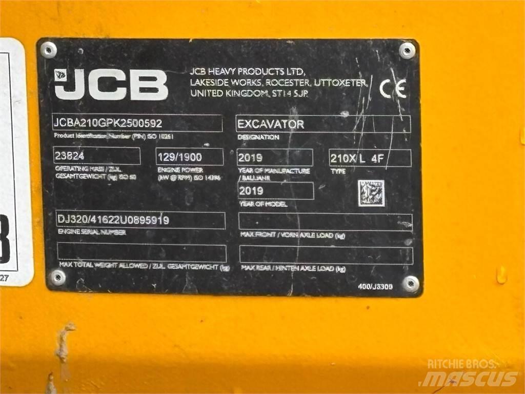 JCB 210 X L 4F Koparki gąsienicowe