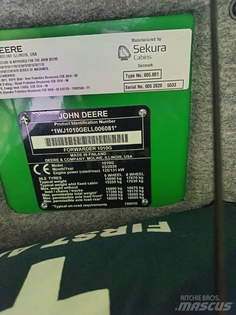 John Deere 1010G Forwardery