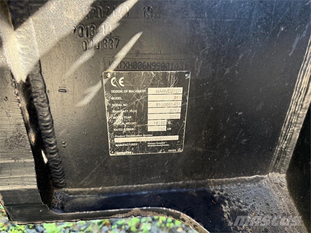 Komatsu 911.5 Harwestery