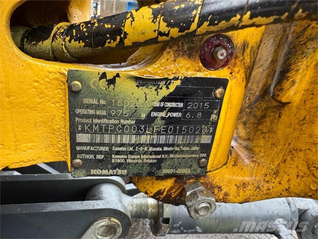 Komatsu PC09 Minikoparki