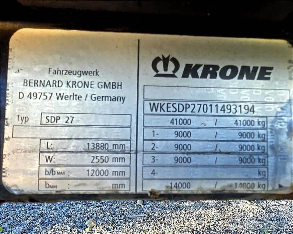 Krone SDP 27 Naczepy firanki