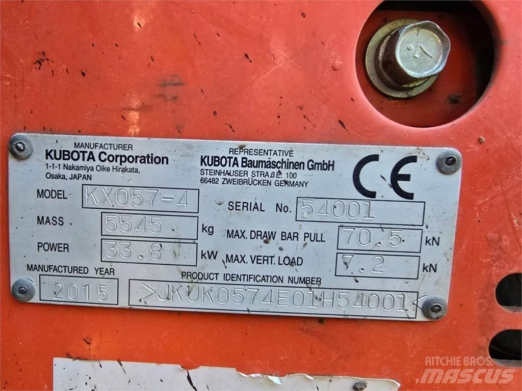Kubota KX 057-4 Koparki gąsienicowe