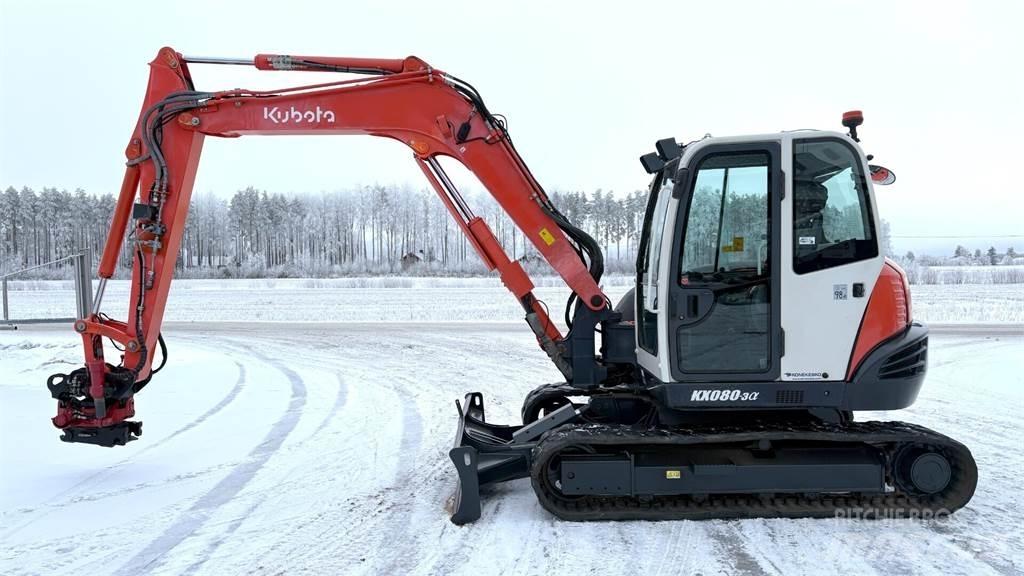 Kubota KX080-3 Midikoparki  7t - 12t
