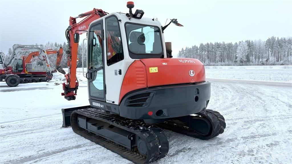 Kubota KX080-3 Midikoparki  7t - 12t
