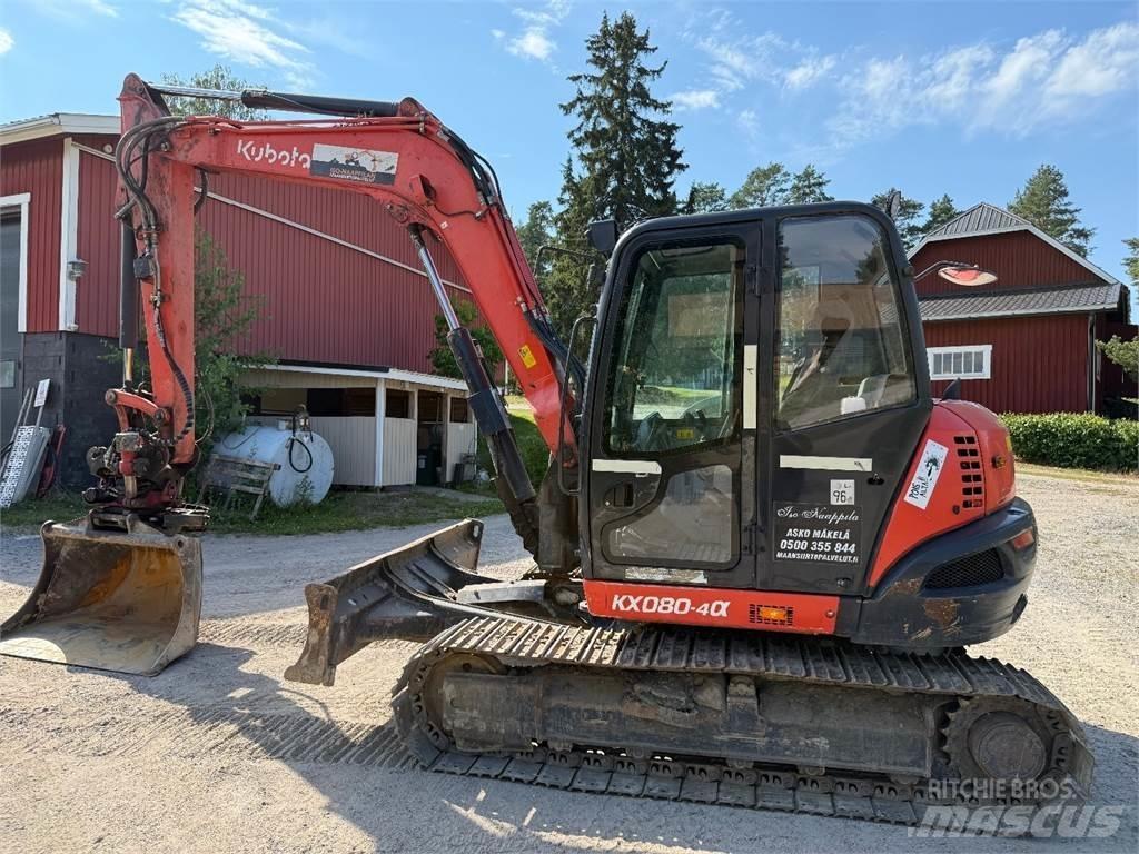 Kubota KX080-4 Midikoparki  7t - 12t