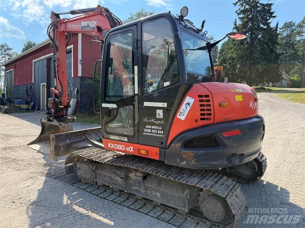 Kubota KX080-4 Midikoparki  7t - 12t