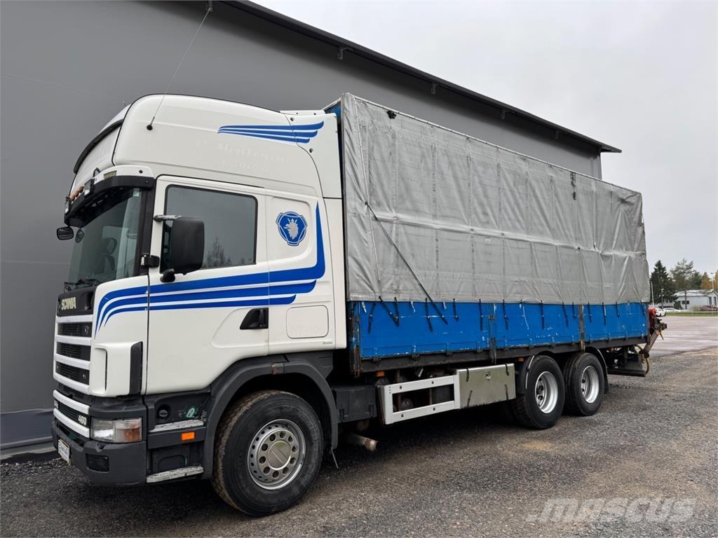 Scania 144G 6x2 Żurawie samochodowe