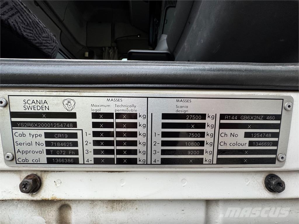Scania 144G 6x2 Żurawie samochodowe
