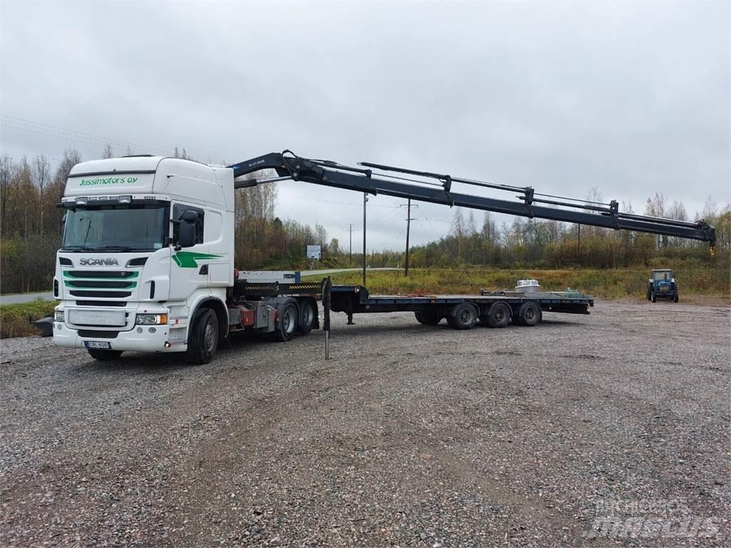 Scania r 560 Żurawie samochodowe