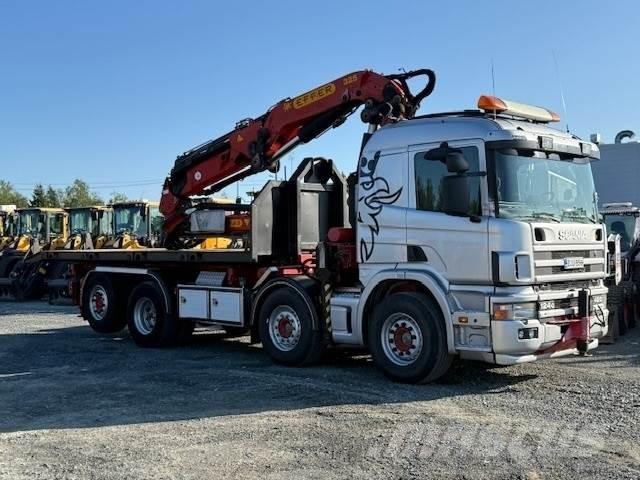 Scania R124G Żurawie samochodowe
