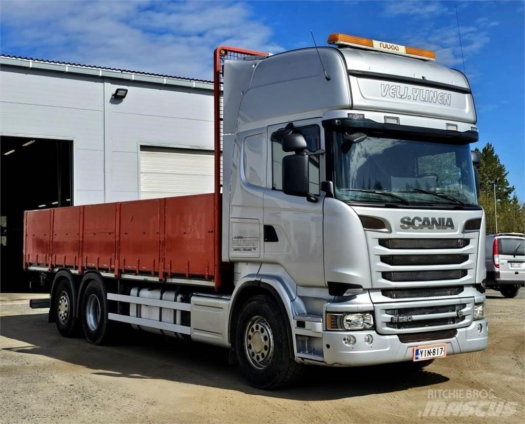 Scania R520 6x2 Ciężarówki typu Platforma / Skrzynia